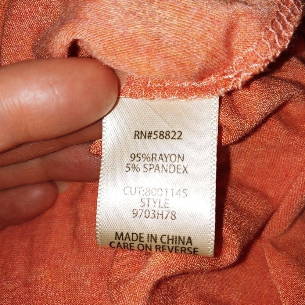 NWT Max Studio Top Ruffle Sleeves M - Picture 6 of 6